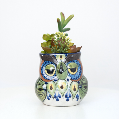 Ceramic Owl Planter