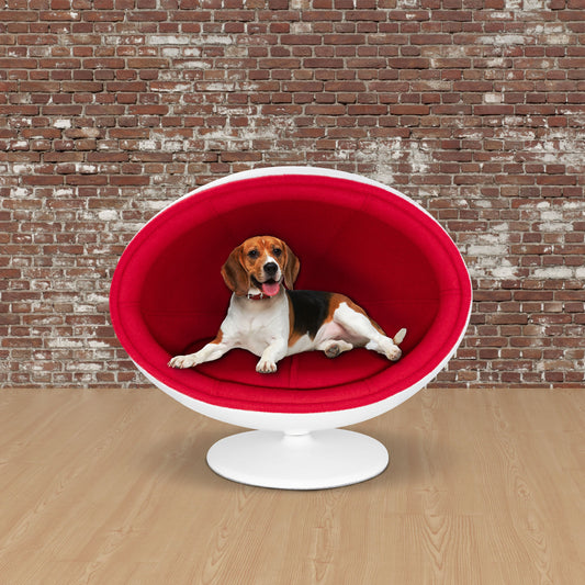 Modern Fiberglass Pet Chair/Bed