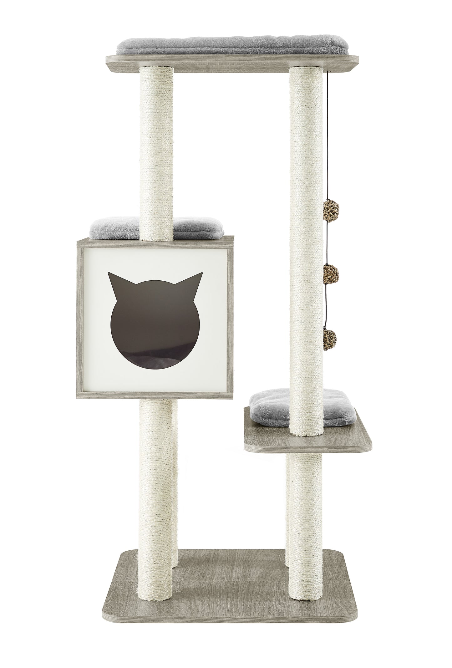 Cute Cat Condo Tree with Scratching Posts