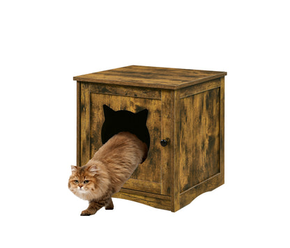 Litter Box Side Table Enclosure