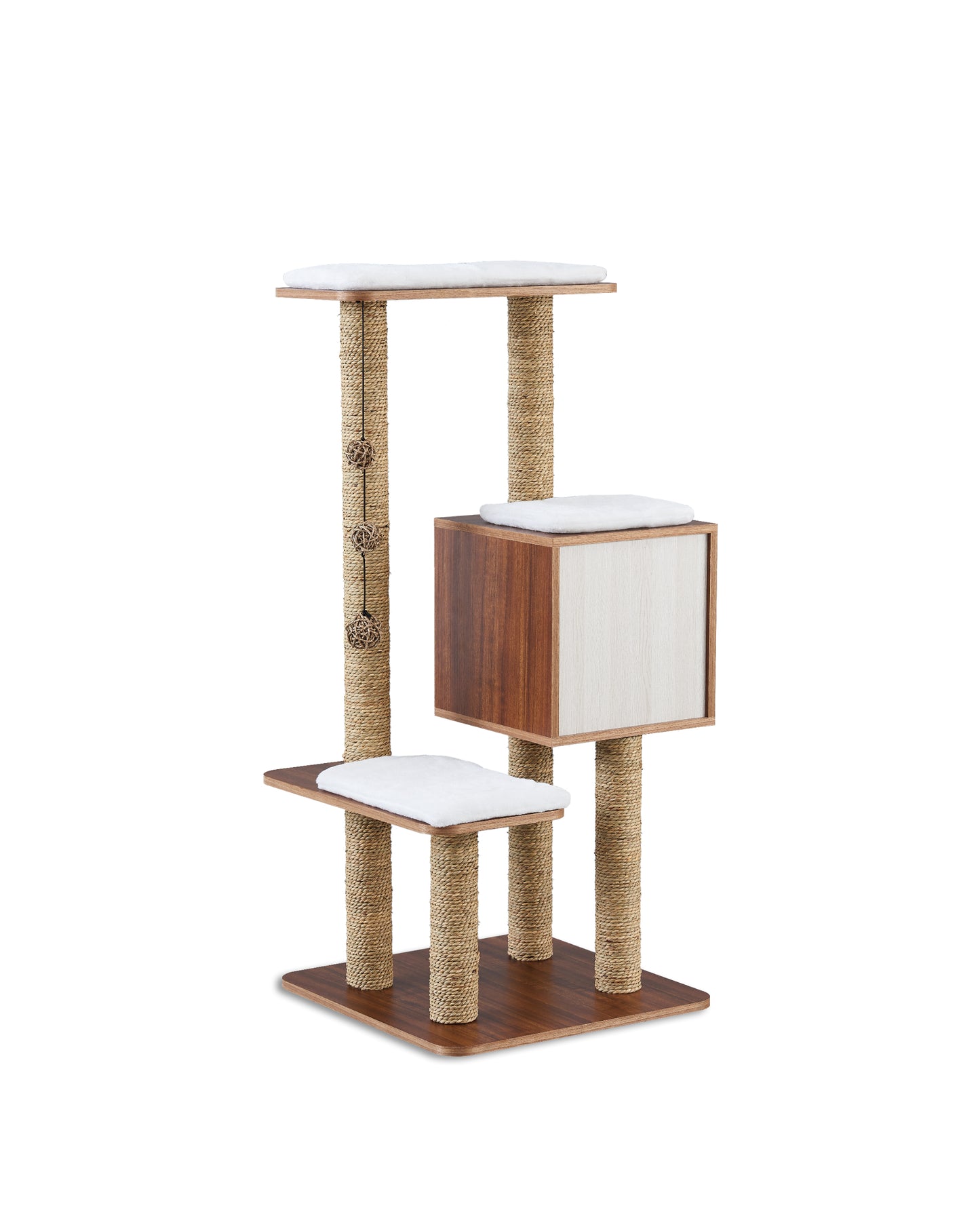 Cute Cat Condo Tree with Scratching Posts