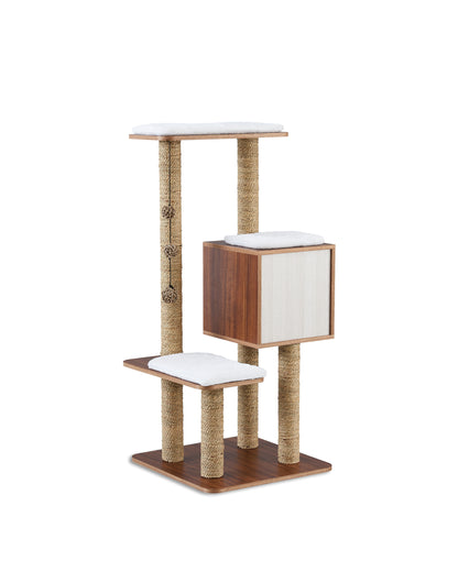 Cute Cat Condo Tree with Scratching Posts